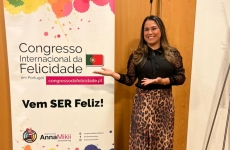 Nilda Marchi lança seus produtos em Lisboa, no 4° Congresso Internacional da Felicidade