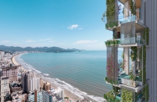 Residencial traz arquitetura contemporânea com elementos de biofilia em projeto inovador à Meia Praia, em Itapema