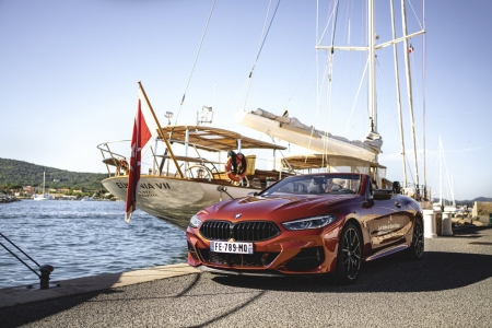 BMW Vision M e M850i Coupe participam de regata em Saint Tropez, na Riviera Francesa